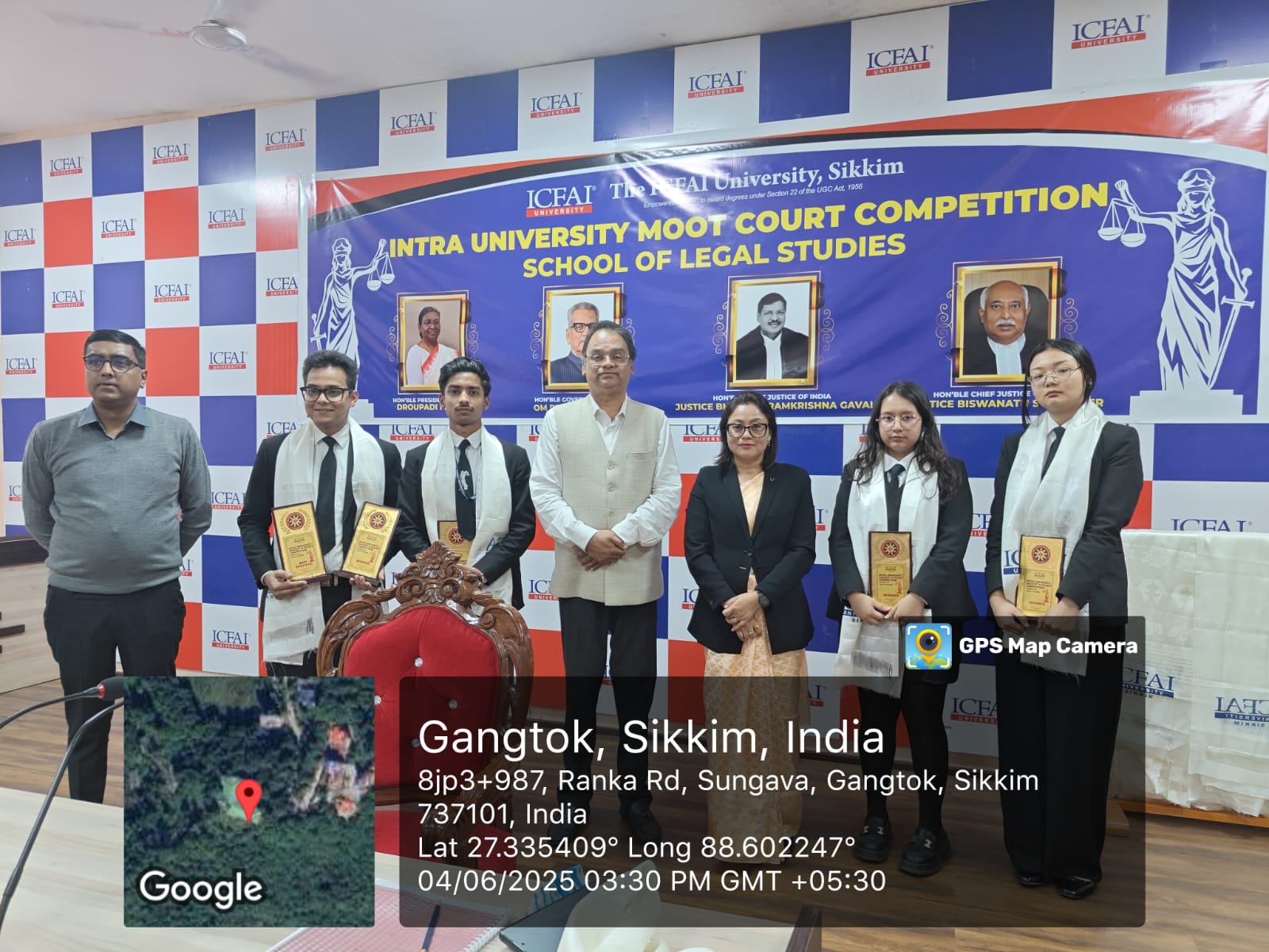 The ICFAI University Sikkim Hosted 3rd Intra Moot Court Competition