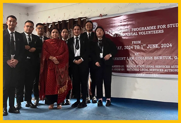 A Three-Day Training Program for Para Legal Volunteers at Sikkim Government Law College, Gangtok