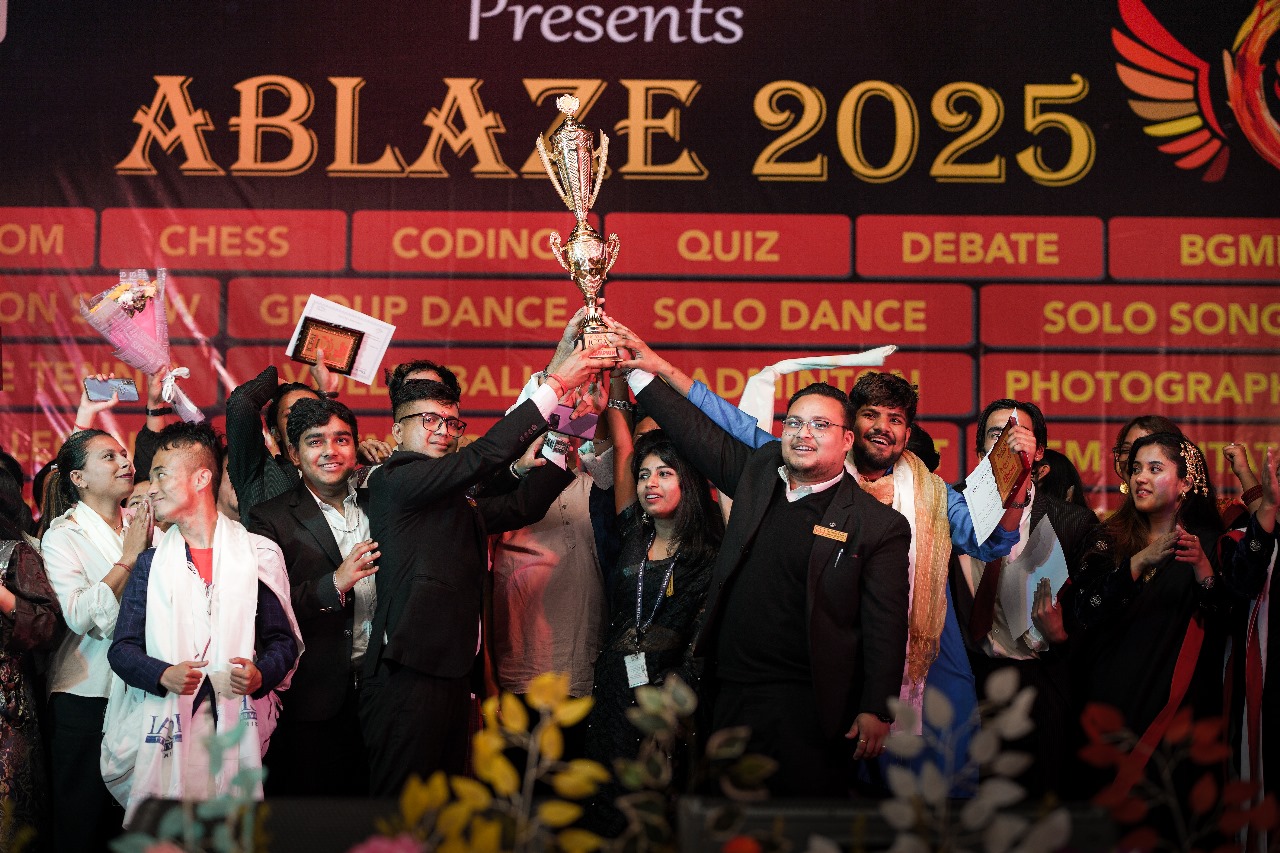 The ICFAI University hosted Cultural & Academic Festival ABLAZE 2025