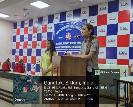 Mindfulness and Meditation Session Organized by NSS Cell on International Yoga Day