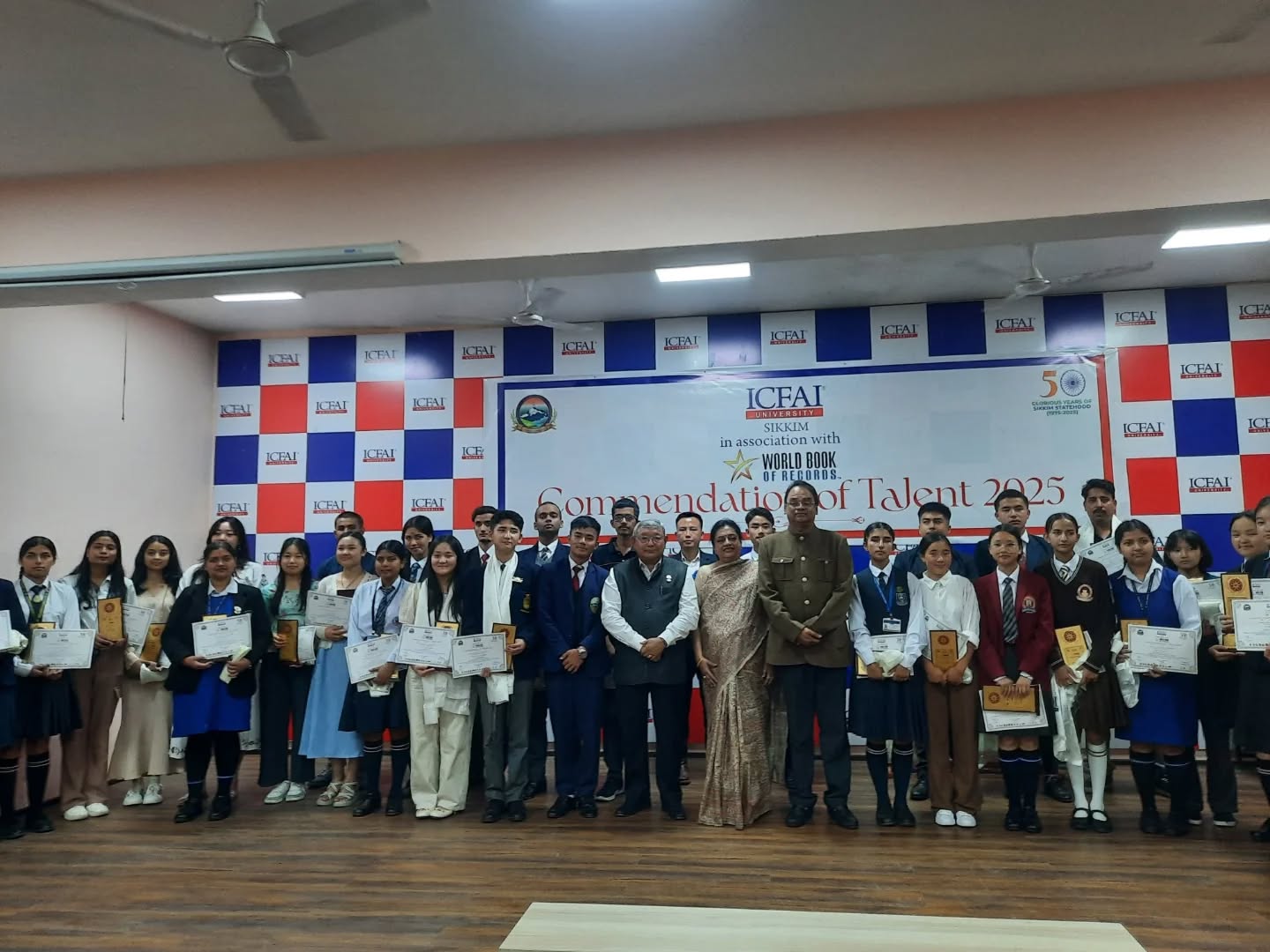 The ICFAI University, Sikkim, Celebrates Academic Excellence at Class XII Toppers Felicitation Ceremony
