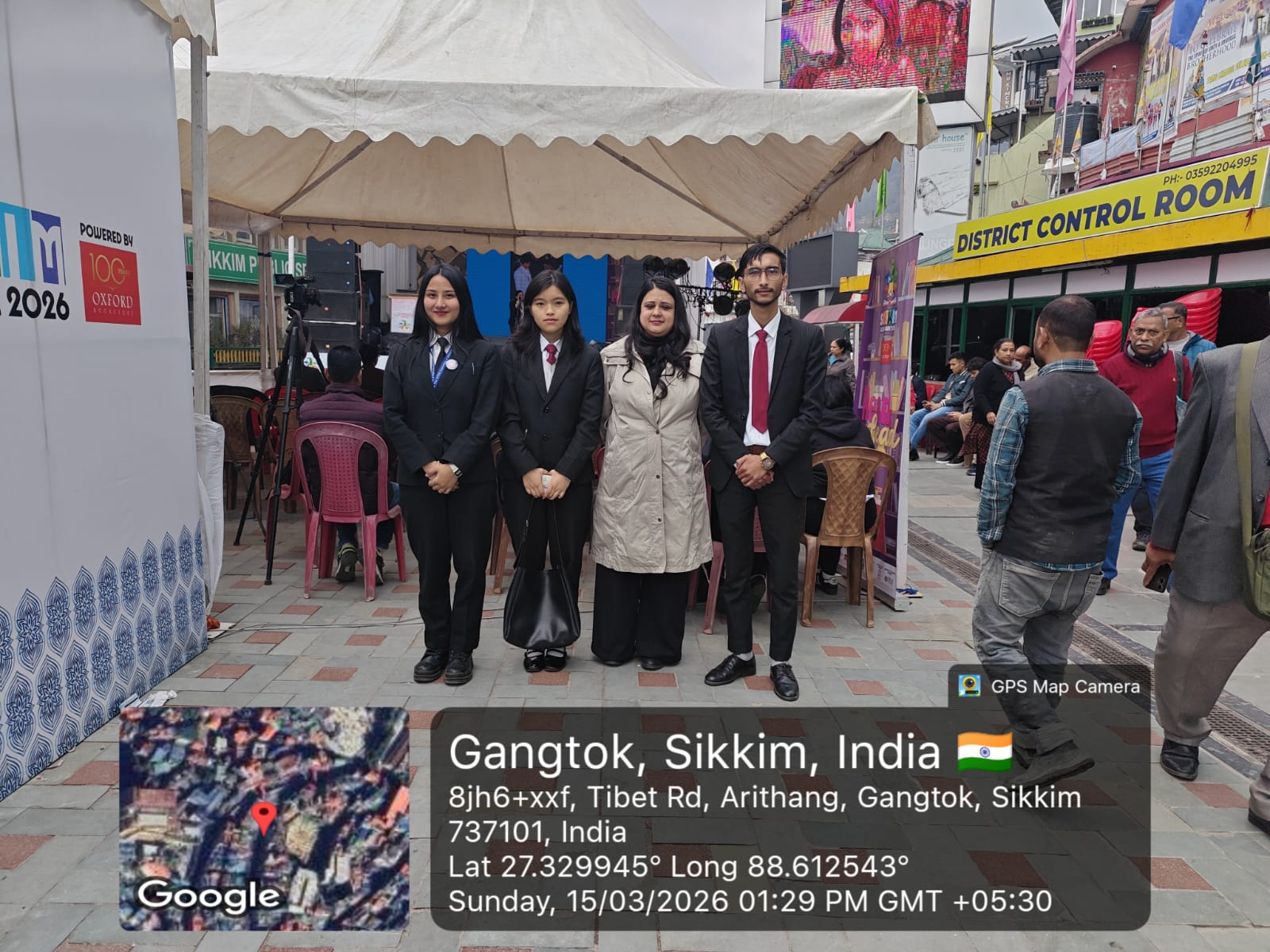 ICFAI University Sikkim Students Participate in Poem Recitation Competition at MG Marg