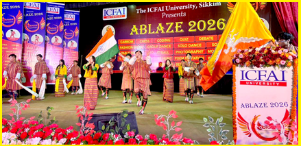Cultural extravagance marks conclusion of Ablaze 2026 of ICFAI University