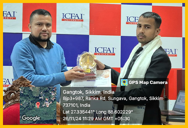 Celebration of National Constitution Day Organized By The School of Legal Studies, The ICFAI University, Sikkim-2024.