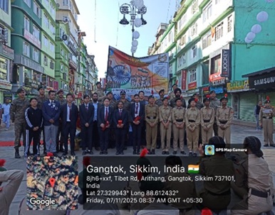 ICFAI NCC Cadets Shine at Gangtok Event